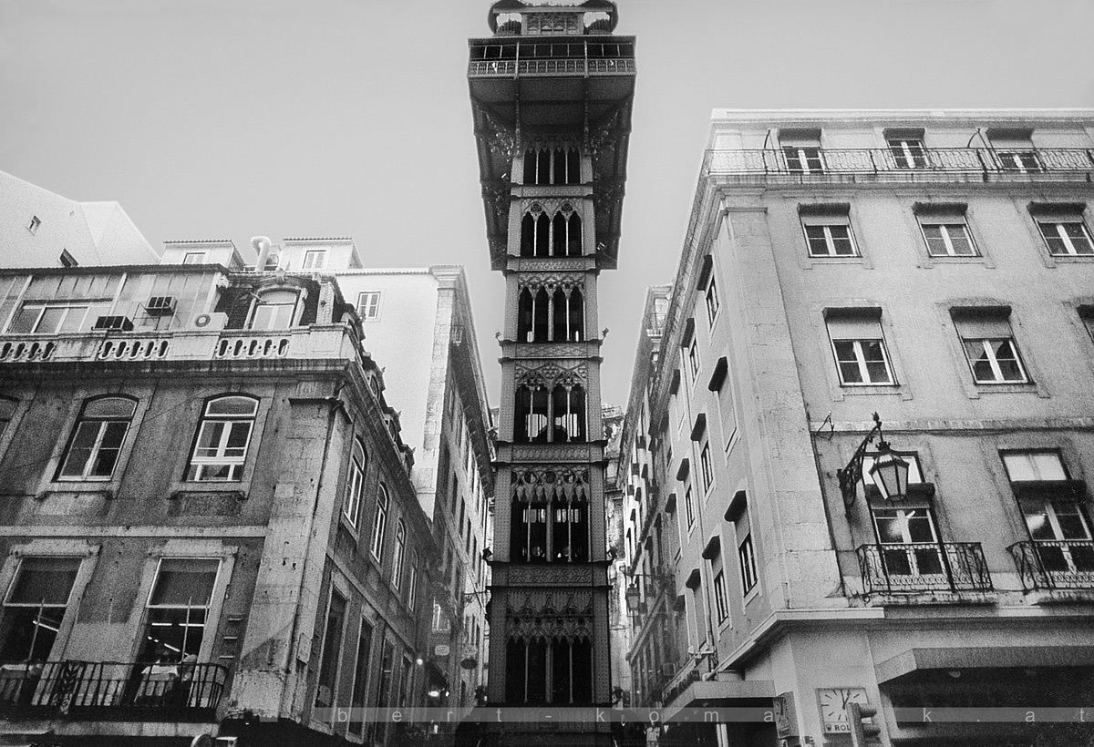 Monsieur Gustave Eiffel's Legacy - Elevador de Santa Justa, Lisbon / Portugal 1996