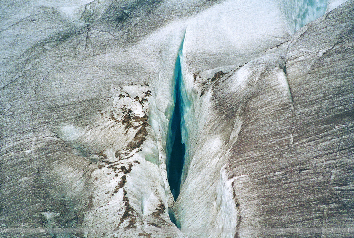 Ice Slot - Furka Pass, Rhône Glacier / Switzerland 2001