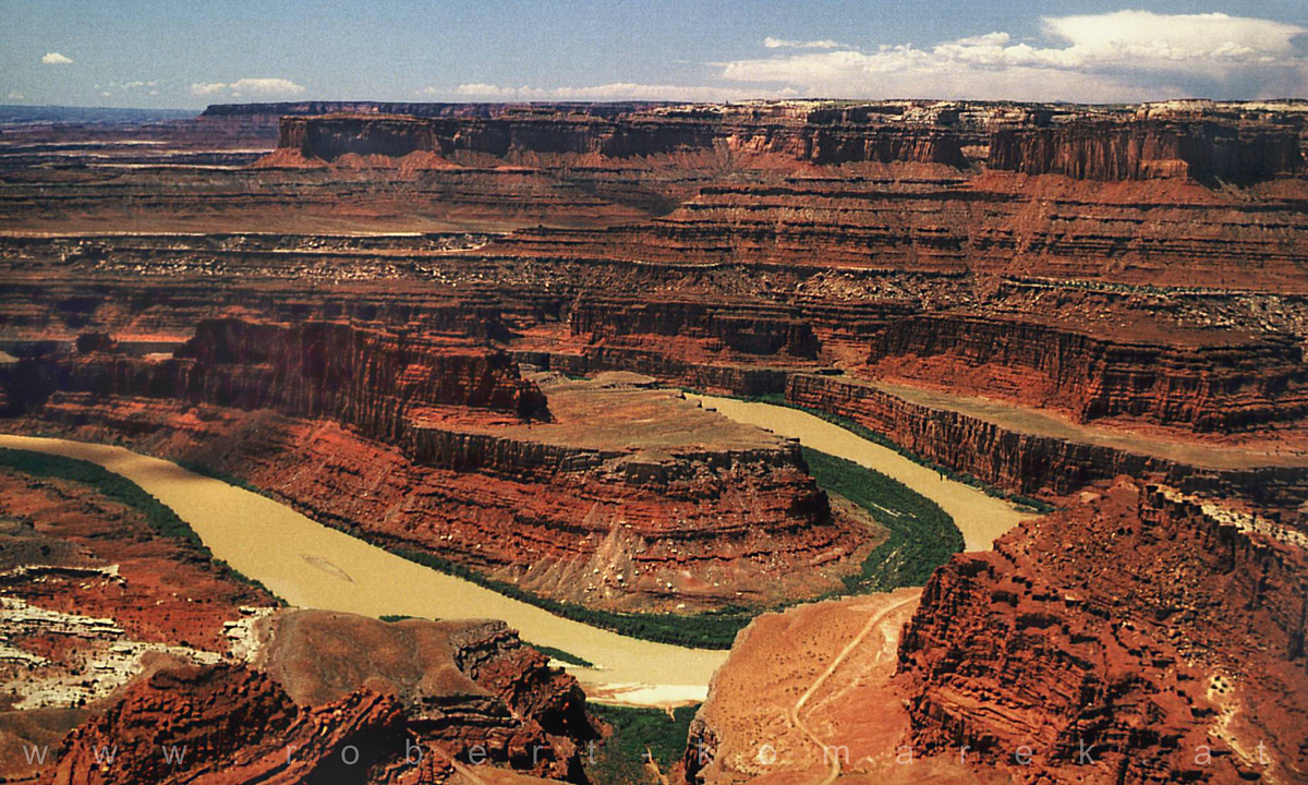 Meander - Dead Horse Point/Colorado River; Temperature: 122°F / 50°C , Utah / U.S.A. 1992